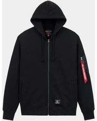 Alpha Industries - Utility Pocket Full Zip Up - Lyst