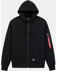 Alpha Industries - Utility Pocket Full Zip Up - Lyst