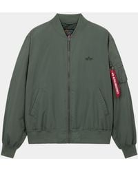 Alpha Industries - Logo L-2b Hunter Relaxed Flight Jacket - Lyst