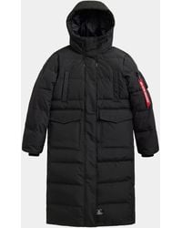 Alpha Industries - Sierra Long Puffer Parka Womens - Lyst