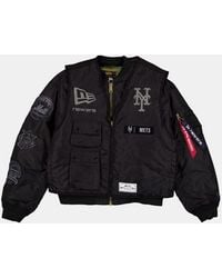 Alpha Industries - New York Mets X Alpha X New Era Ma-1 Bomber Jacket With Vest - Lyst