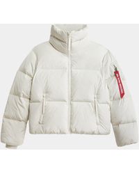 Alpha Industries - Sierra Short Puffer Parka Womens - Lyst