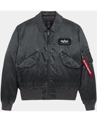 Alpha Industries - Cwu 45/p Battlewash Bomber Jacket (heritage) - Lyst