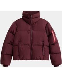 Alpha Industries - Sierra Short Puffer Parka Womens - Lyst