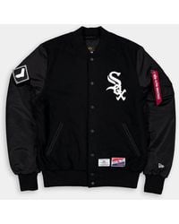 Alpha Industries - Chicago White Sox X Alpha X New Era Wool Varsity Ma-1 Bomber Jacket - Lyst