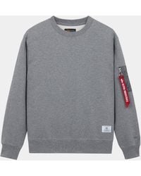 Alpha Industries - Utility Pocket Crewneck - Lyst