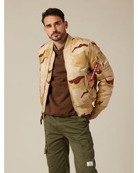 Alpha Industries Synthetic Ma 1 Blood Chit Bomber Jacket in Sage (Green)  for Men | Lyst