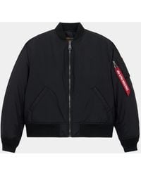 Alpha Industries - Ma-1 Oxford Bomber Jacket Womens - Lyst