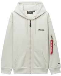 Alpha Industries - Unfrm Army Zip Up Hoodie - Lyst
