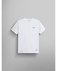 Alpha Industries - Alpha Stencil T-shirt (white) - Lyst