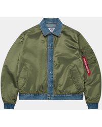 Junya Watanabe - Junya Watanabe X Alpha Deconstructed Ma-1 Bomber Jacket - Lyst