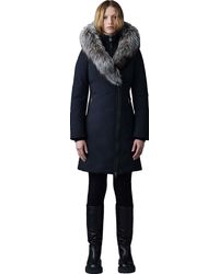 Mackage Kay Lavish Fur Trim Down Coat in Black Lyst Canada