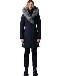 Mackage - Trish Down Coat With Silver Fox Fur Trimmed Collar And Hood - Lyst