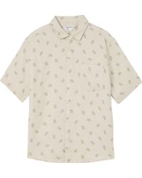 Frank And Oak - Short Sleeve Linen Shirt - Lyst