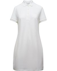 Lacoste - Stretch Cotton Piqué Polo Dress - Lyst