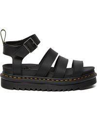 Dr. Martens - Blaire Hydro Leather Gladiator Sandals - Lyst