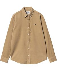 Carhartt - Madison Fine Cord Long Sleeve Shirt - Lyst