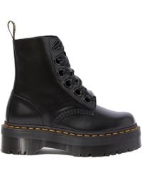 Dr. Martens - Molly Leather Platform Boots - Lyst