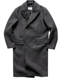 Reigning Champ - Melton Wool Polo Coat - Lyst
