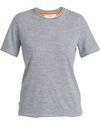 Icebreaker - Merino Linen Stripe Short Sleeve T - Lyst