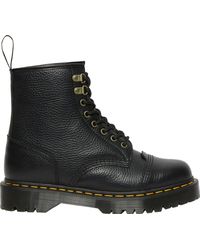 Dr. Martens - 1460 Bex Faux Fur Lined Leather Lace Up Boots - Lyst