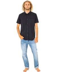 Rip Curl - Washed Short Sleeve Shirt - Lyst