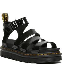 Dr. Martens - Blaire Patent Leather Strap Sandals - Lyst