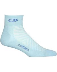 Icebreaker Run+ Ultralight Mini Socks - Blue