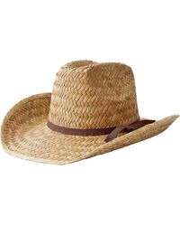 Brixton - Houston Straw Cowboy Hat - Lyst