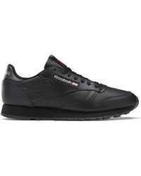 Reebok Classic Leather - Running Shoes in Yellow/Black (Yellow) for Men -  Lyst