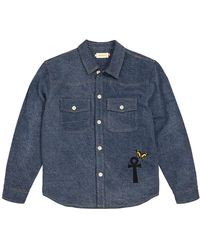 Honor The Gift Denim Shirt - L/s Button Up - Blue