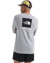 The North Face - 's Core Box Long Sleeve Nse Tee | T-shirt With Ribbed Collar & Cuffs For Durability - Lyst