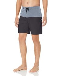 Hurley Mens Phantom Stretch Printed 18 Straight Hem Boardshort Swim Short