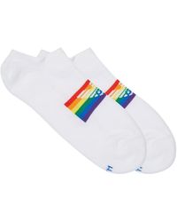 Emporio Armani - Gifting 2-pack Footie Socks - Lyst