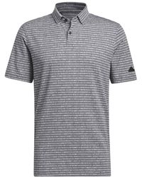 adidas - Golf S Go-to Stripe Polo Shirt - Lyst