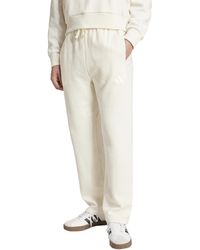 adidas - All Szn Waffle-knit Loose Open Hem Pants - Lyst