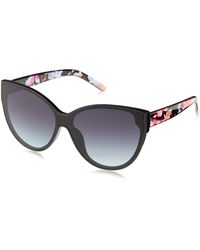 Nanette Lepore - Nn396 Floral Uv Protective Cat Eye Shield Sunglasses. Fashionable Gifts For Her - Lyst
