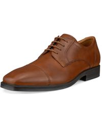 Ecco - Milan Cap Toe Tie Oxford - Lyst