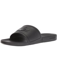 lacoste slides men