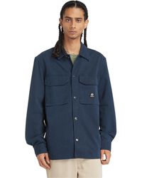 Timberland - Washed-look Overshirt - Lyst