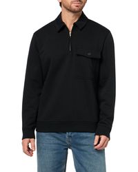 Vince - French Terry Long Sleeve Zip Polo - Lyst