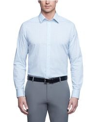 Calvin Klein - Dress Shirt Non Iron Stretch Slim Fit Check - Lyst