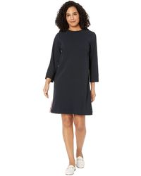 Tommy Hilfiger - Adaptive Logo Stripe Shift Dress With Magnetic Closure - Lyst