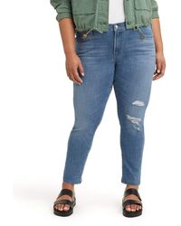 Levi's Denim 711 Skinny Jeans in White 