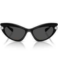 Swarovski - Sk6038 Cat Eye Sunglasses - Lyst