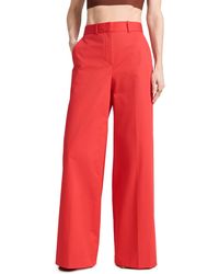 Theory - High-waisted Chino Wide Trouser - Lyst