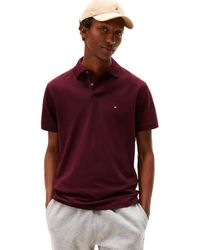 Tommy Hilfiger - Short Sleeve Polo Shirts In Classic Fit With Stretch And Organic Pique Cotton - Lyst