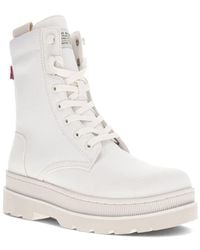 Levi's - Eliana Neo Canvas Fashion Platform Boot - Lyst