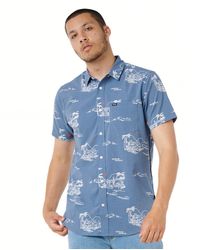 Rip Curl - Fun Times Aerotech Short Sleeve Shirt - Lyst
