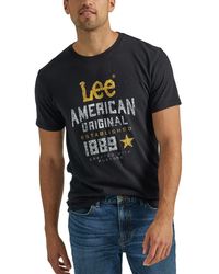 Lee Jeans - Short Sve Graphic T-shirt - Lyst
